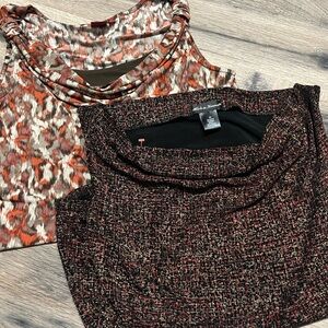 Ellen Tracy Multicolor Sleeveless Blouses